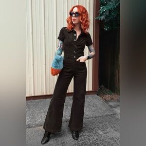 ROLLAS Corduroy Coveralls Jumpsuit size Large